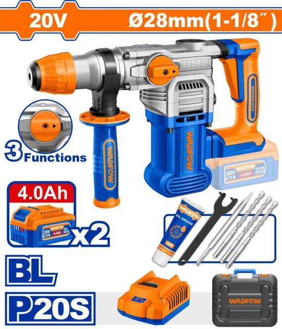 WADFOW  MARTILLO ROTATIVO 20V  WLM1B283 World Shop