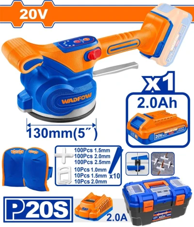 WADFOW  MÁQUINA VIBRATORIA DE PISO 20V  WTVM1D128 World Shop WADFOW  MÁQUINA VIBRATORIA DE PISO 20V  WTVM1D128 World Shop