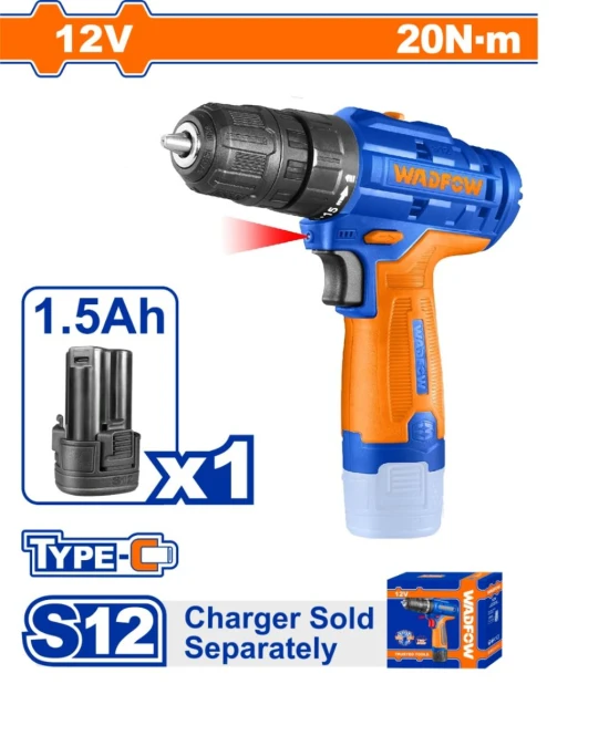 WADFOW  TALADRO  12V  20NM  WCDS565 World Shop