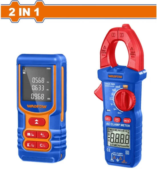 WADFOW COMBO 2PCS DETECTOR +MEDIDOR  WLDK4901  World Shop