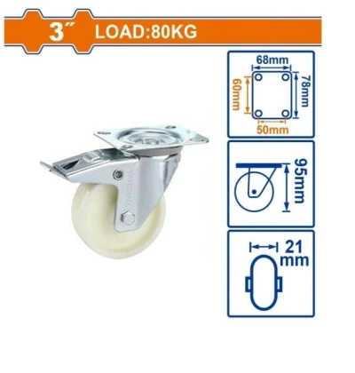 WADFOW RUEDA GIRATORIA CON FRENOS 3  WJL5333 World Shop