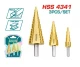 TOTAL  MECHAS ESCALONADAS 3PCS HSS4341  TAC80401 World Shop