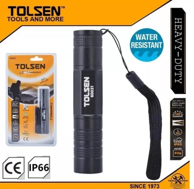 TOLSEN LINTERNA  RESISTENTE AL AGUA 50LUMENS    60031 World Shop