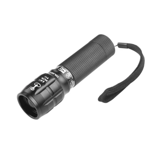 TOLSEN  LINTERNA LED CON FUNCIÓN DE ZOOM 3W 150 LUMENS   60033 World Shop