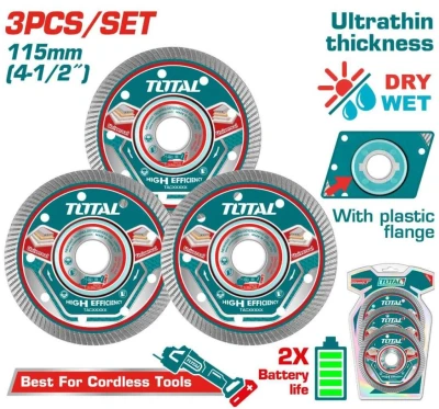 TOTAL JUEGO DE  DISCOS PARA METAL 3PCS    TAC511153 World Shop