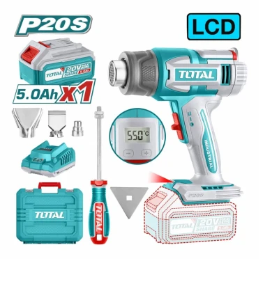 TOTAL  PISTOLA DE  CALOR  20V TBLI20035 World Shop