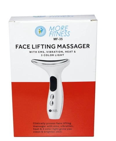 MORE FITNESS MASAJEADOR  DE ROSTRO Y CUELLO AUTOMÁTICO  MF-35 World Shop