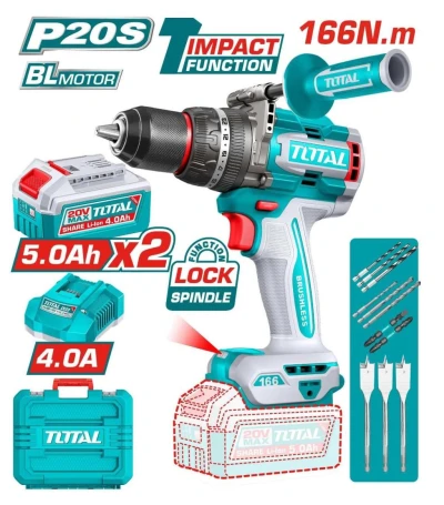 TOTAL TALADRO DE IMPACTO 20V 166NM  TIDLI201668 World Shop