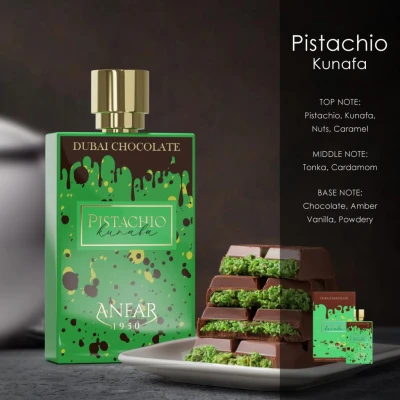 PERFUME  ANFAR DUBAI CHOCOLATE PISTACHIO EXTRAIT DE PARFUM FEMENINO  80ML World Shop
