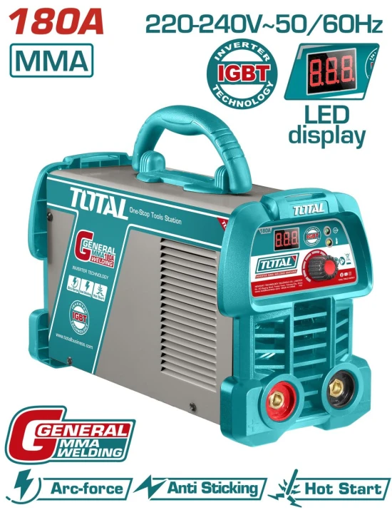 TOTAL MÁQUINA DE SOLDAR  MMA 180A TW218059 World Shop