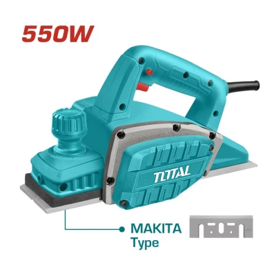 TOTAL CEPILLADORA ELÉCTRICA 550W TL5508216 World Shop