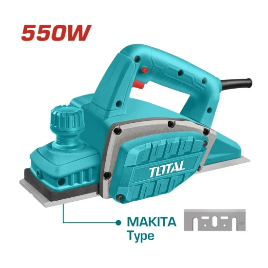 TOTAL CEPILLADORA ELÉCTRICA 550W TL5508216 World Shop