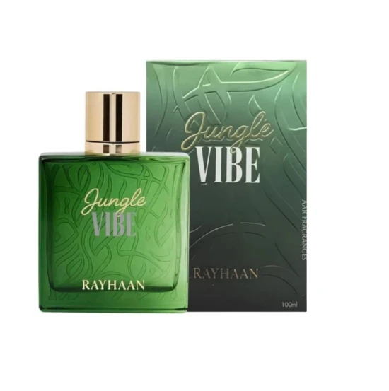 PERFUME  RAYHAAN JUNGLE VIBES EDP MASCULINO 100ML World Shop