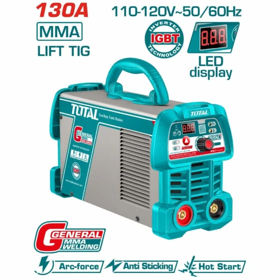 TOTAL MÁQUINA DE SOLDAR MMA 130A  TW213059 World Shop