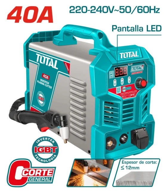 TOTAL CORTADORA DE PLASMA INVERTER 15- 40A   TCUT4058 World Shop