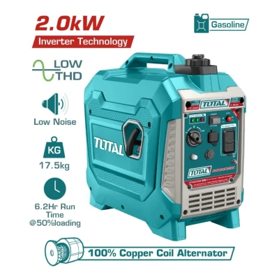 TOTAL GENERADOR A GASOLINA 2.0KW  TP523006 World Shop