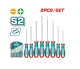 TOTAL KIT DESTORNILLADOR 8 PCS TKSDS0846 World Shop