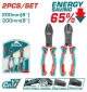 TOTAL  JUEGO DE ALICATES 2PCS DE ACCION COMPUESTA   THT2CK221S World Shop