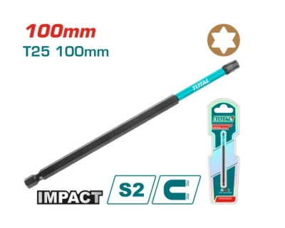 TOTAL BITS DE DESTORNILLADOR DE IMPACTO TACIM71T25100 World Shop