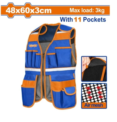 WADFOW  CHALECO PARA HERRAMIENTAS 11 BOLSILLOS   WTG6105 World Shop