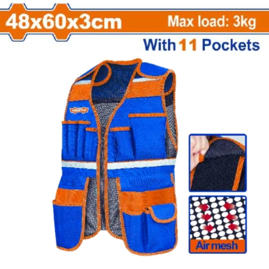 WADFOW  CHALECO PARA HERRAMIENTAS 11 BOLSILLOS   WTG6105 World Shop