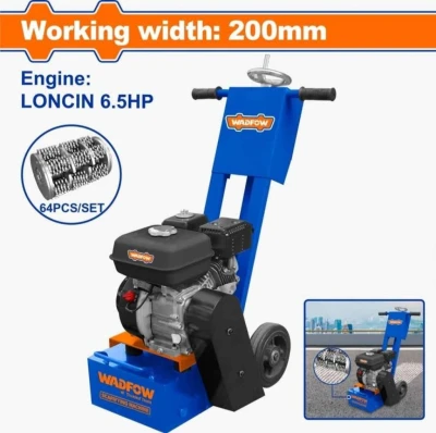 WADFOW MÁQUINA  ESCARIFICADORA DE CONCRETO 6.5HP 200MM  WSFM2A201 World Shop