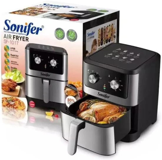 SONIFER FREIDORA DE AIRE ELÉCTRICA 1500W 6L  SF-1017 World Shop