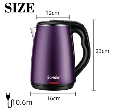 SONIFER JARRA ELÉCTRICA 1.7L 1500W SF-2102  World Shop