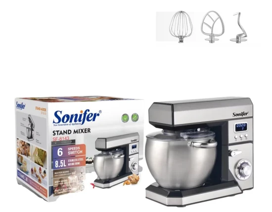 SONIFER  BATIDORA ELÉCTRICA 1500W  SF-8143 8.5L World Shop