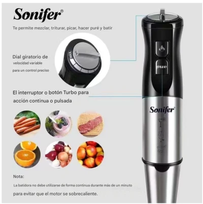 SONIFER MULTIPROCESADOR DE ALIMENTOS 800W 10 EN 1 SF-8086 World Shop