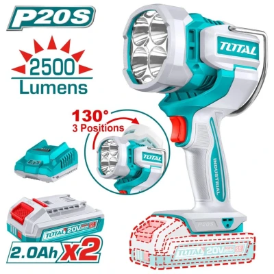 TOTAL  LINTERNA  DE TRABAJO 20V  22.5W  TWLI20887 World Shop