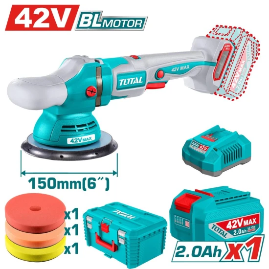 TOTAL  PULIDORA 42V  TAPLI42152 MOTOR SIN ESCOBILLAS  World Shop