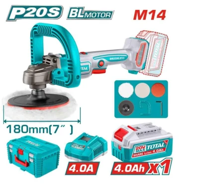 TOTAL PULIDORA 20V  CONTROL DE VELOCIDAD VARIABLE  TAPLI20188 World Shop
