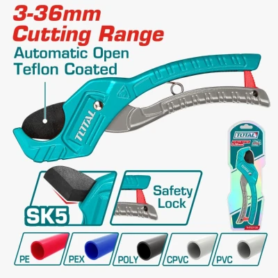 TOTAL CORTADOR DE  TUBOS 210MM THT53135 World Shop