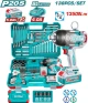 TOTAL  KIT DE  HERRAMIENTAS LLAVE DE IMPACTO THKTHP41383 138PCS World Shop