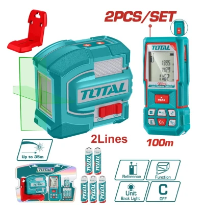TOTAL NIVEL LASER  + MEDIDOR DE DISTANCIA TOSLL0502 World Shop