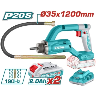 TOTAL VIBRADOR DE  CONCRETO 20V  TCVLI2025021 World Shop