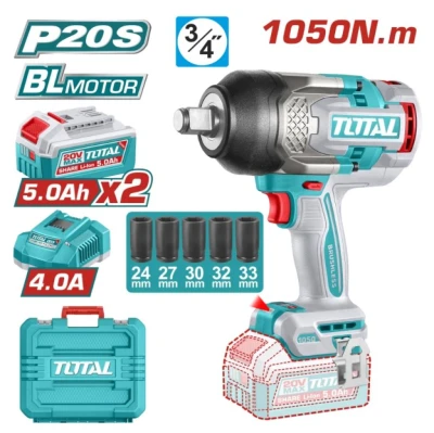 TOTAL LLAVE DE IMPACTO 1050N 5AH UTIWLI20105  World Shop