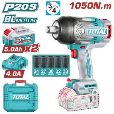 TOTAL LLAVE DE IMPACTO 1050N 5AH UTIWLI20105  World Shop