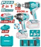 TOTAL COMBO 2PCS LLAVE DE IMPACTO + PISTOLA DE CALOR 20V  TOSLI260381 World Shop