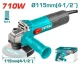 TOTAL AMOLADORA ANGULAR 710W 115MM TG10711576 World Shop