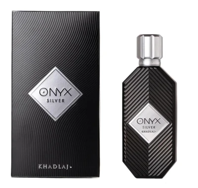 PERFUME KHADLAJ ONYX SILVER EDP MASCULINO 100ML World Shop