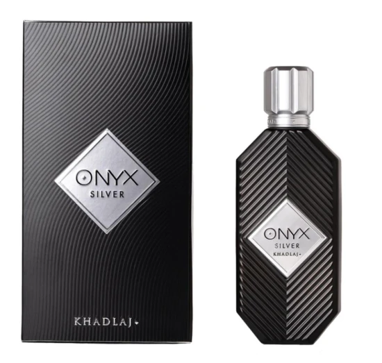 PERFUME KHADLAJ ONYX SILVER EDP MASCULINO 100ML World Shop