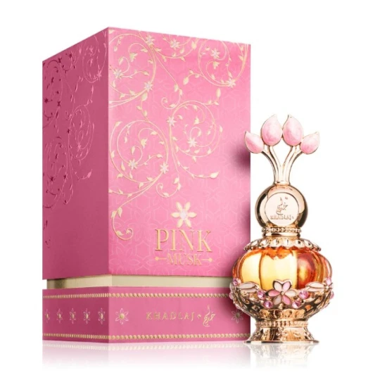 ACEITE CORPORAL KHADLAJ PINK MUSK FEMENINO 20ML World Shop