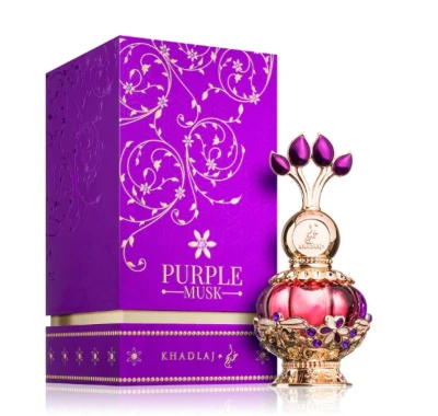 ACEITE CORPORAL KHADLAJ PURPLE MUSK FEMENINO 20ML World Shop