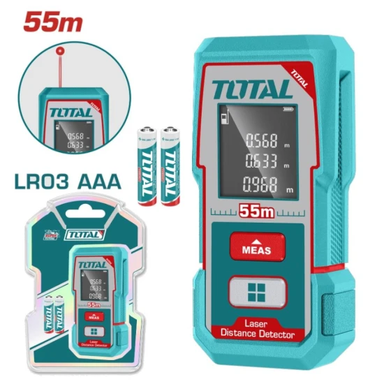 TOTAL MEDIDOR DE DISTANCIA LÁSER 55M TMT550166 World Shop
