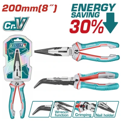 TOTAL ALICATE PUNTA CURVA 8 THT24816S  World Shop