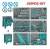 TOTAL JUEGO DE CAJA DE HERRAMIENTAS 356PCS  THPTCS73561 World Shop