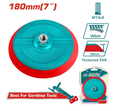 TOTAL SOPORTE PARA DISCO DE PULIDO 180MM  TAC18051 World Shop