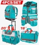 TOTAL COMBO 4 PCS BOLSA DE HERRAMIENTAS  TOS230914 World Shop
